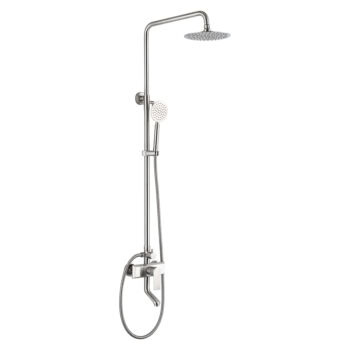 LINLI Exposed rain shower system 3 functions SUS304