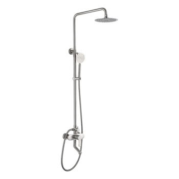LINLI Good quality exposed shower systems with rain shower and handheld