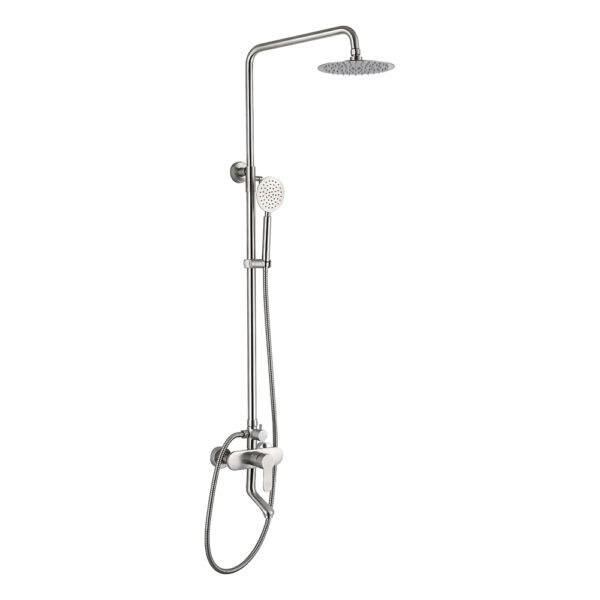 LINLI Sistemas de ducha a la vista de buena calidad con ducha de lluvia y teleducha LINLI Sistemas de ducha a la vista de buena calidad con ducha de lluvia y teleducha