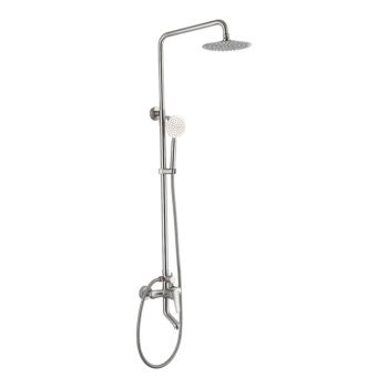 New design exposed rain shower mixer 3 functions SUS304