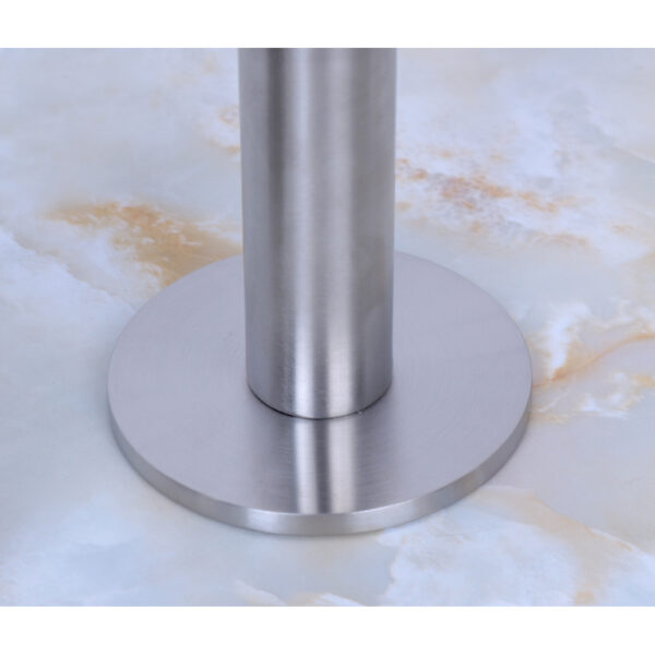 grifos mezcladores de lavabo side Popular selling brushed nickel color 2 hole basin mixer taps stainless steel - Imagen 4