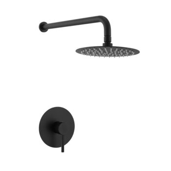 Sistema de ducha negro integrado Acero inoxidable 304