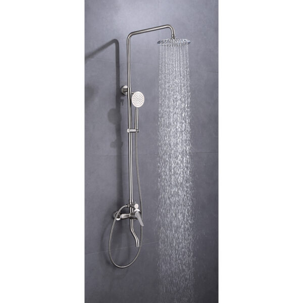 Good selling 3 functions bathroom exposed shower sets 304 stainless steel - 图片 8