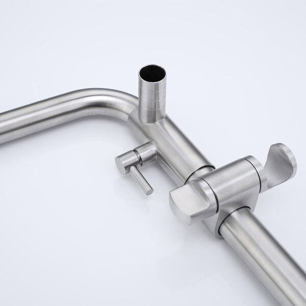 shower pole accessories side LINLI Top quality exposed shower faucet set SUS304 - Image 4