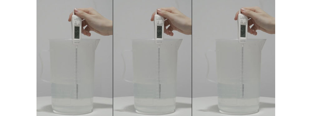 temperature of the water 1