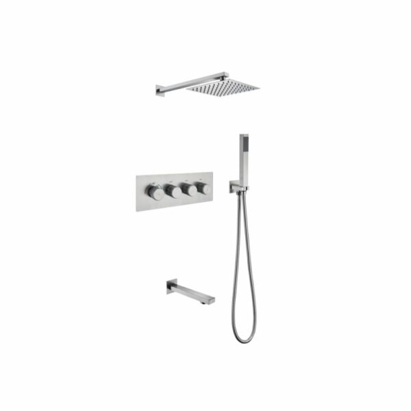 LINLI Mezclador Termostático de Ducha Empotrado para Baño