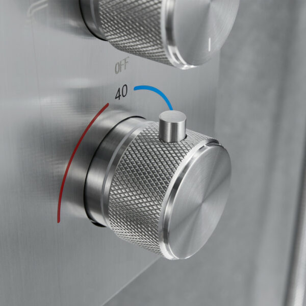 válvula termostática de ducha 1 LINLI Wall Mounted Thermostatic Shower System SUS304 - Imagen 3