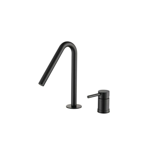 grifo de baño negro
