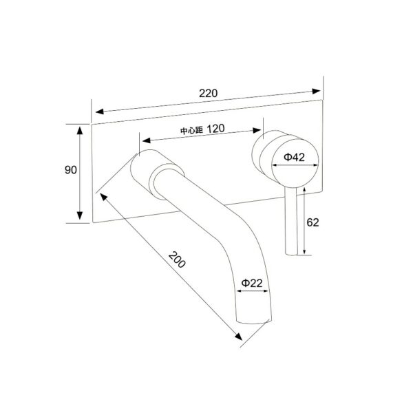fabricantes de mezcladores de lavabo empotrados