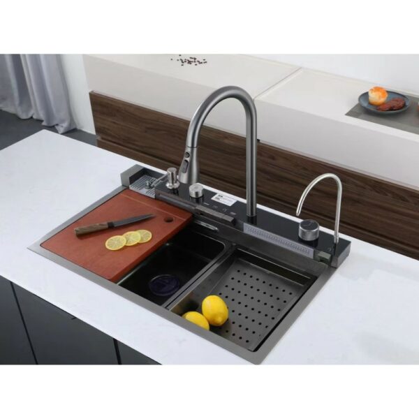 LINLI Workstation Waterfall Kitchen Sink Manufacturer - Image 4