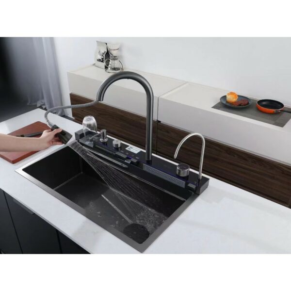 LINLI Workstation Waterfall Kitchen Sink Manufacturer - Image 3