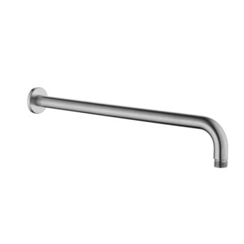 Round Wall Mount Shower Arm Brushed Nickel