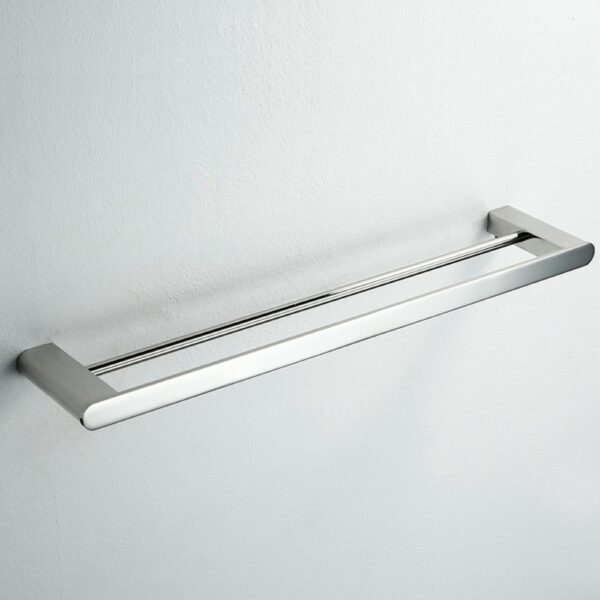 双毛巾杆 1 2 The Most Dazzling Chrome Twin Towel Rail - 图片 2