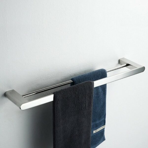 双毛巾杆 2 2 The Most Dazzling Chrome Twin Towel Rail - 图片 3