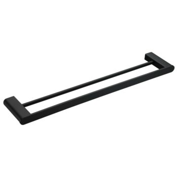 Hot Selling Baño Negro Toallero Doble