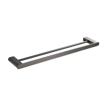 Light Luxury And Simple Grey Double Towel Holder