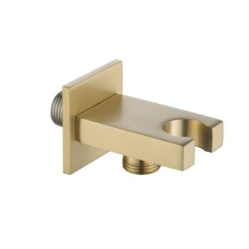 Brushed Gold Square Hand Shower Mount Factory