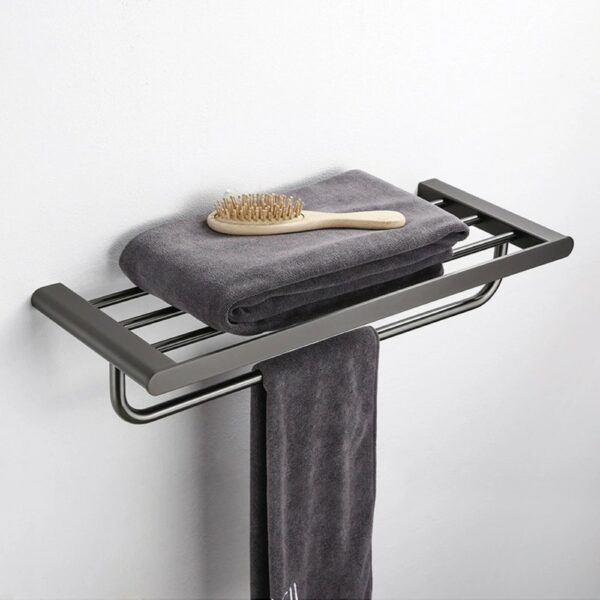 toallero de baño Gery 4 The Most Popular Grey Bath Towel Rack Pendant - Imagen 5