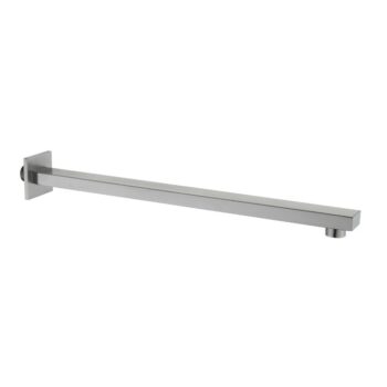 Brushed Nickel Square Wall Mount Shower Arm