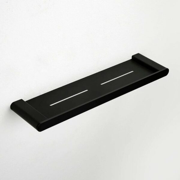 搁板 3 1 Wall Mounted Black Square Shower Shelf Wholesale - 图片 4