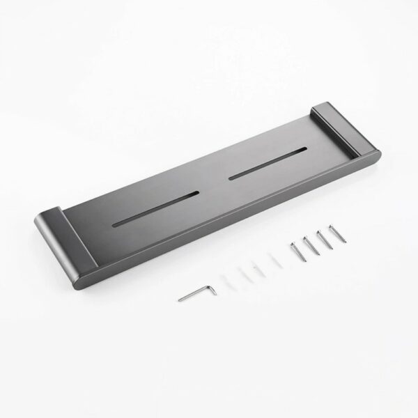 LINLI Thickened Stainless Steel Bathroom Shelves - 图片 2
