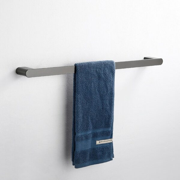 LINLI Affordable Gun Grey Bathroom Towel Rod - 图片 4