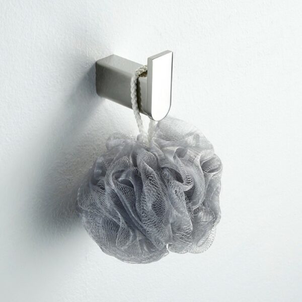 Gancho para albornoz 4 cromado Durable Stainless Steel Robe Hook Chrome Finished - Imagen 4