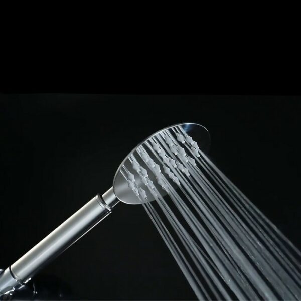 Mango de ducha cromado 2 1 Find The Right Round Hand Shower For Your Bathroom - Imagen 3