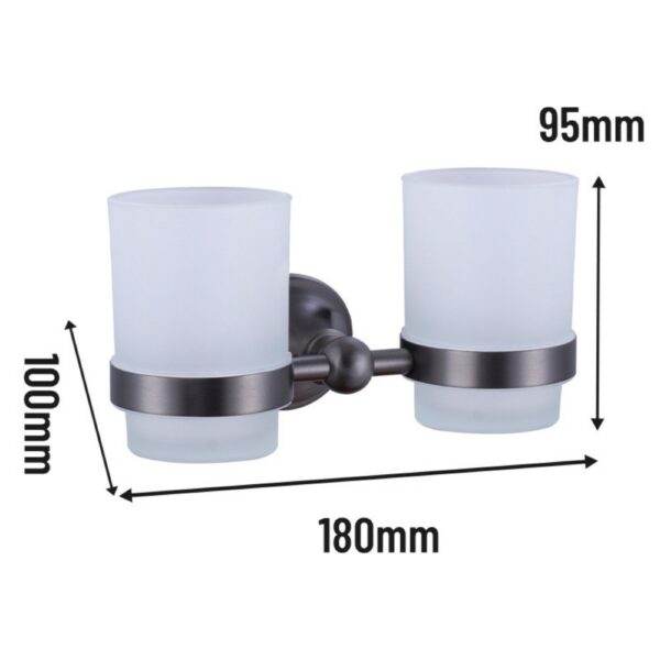 双层滚筒支架 2 New Wall Mounted Double Tumble Holder In LINLI - 图片 3