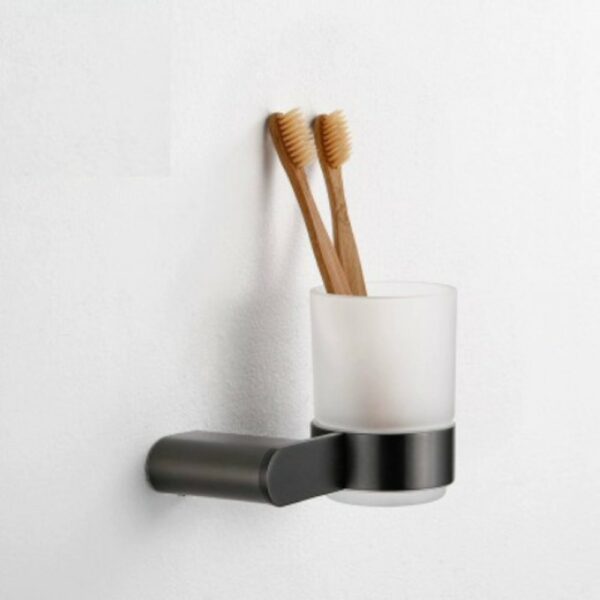 Perfect Glass Toothbrush Holder Bathroom Organization Artifact - 图片 2