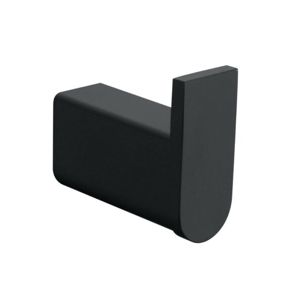 Venta de Gancho simple de pared negro de diseño sencillo