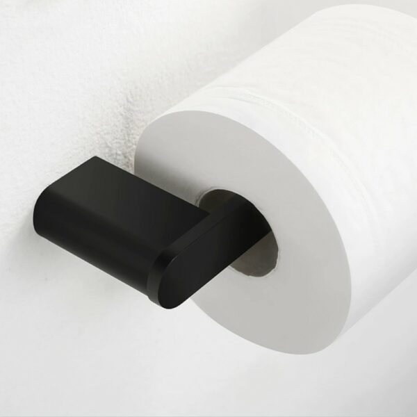 negro Portarrollos 4 Rust Proof Black Toilet Paper Holder Wholesale - Imagen 2