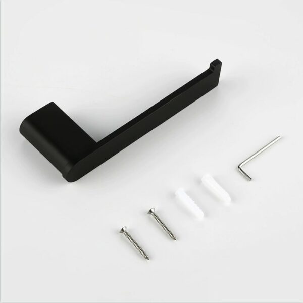 negro Portarrollos 5 Rust Proof Black Toilet Paper Holder Wholesale - Imagen 5