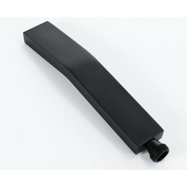 teleducha negra 2 Easy to Install Black Square Handheld Shower Set - Imagen 2