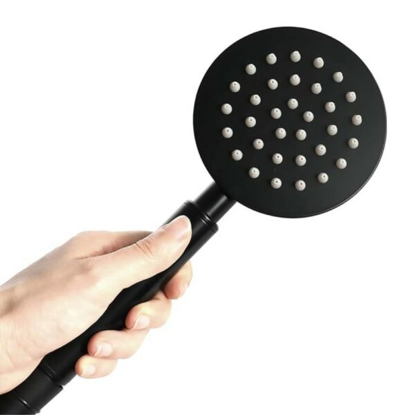 mango ducha negro 3 Simple Style Black High Pressure Hand Shower Sale - Imagen 2