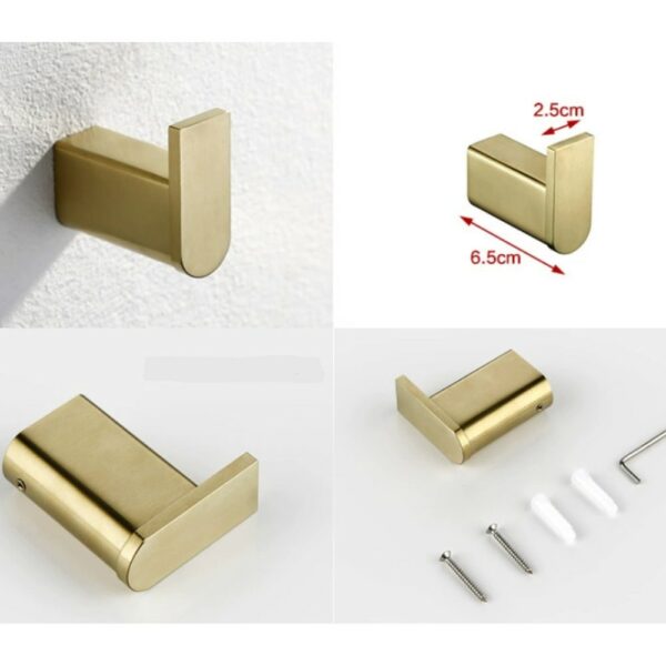 gancho Robe 3 dorado Percha universal