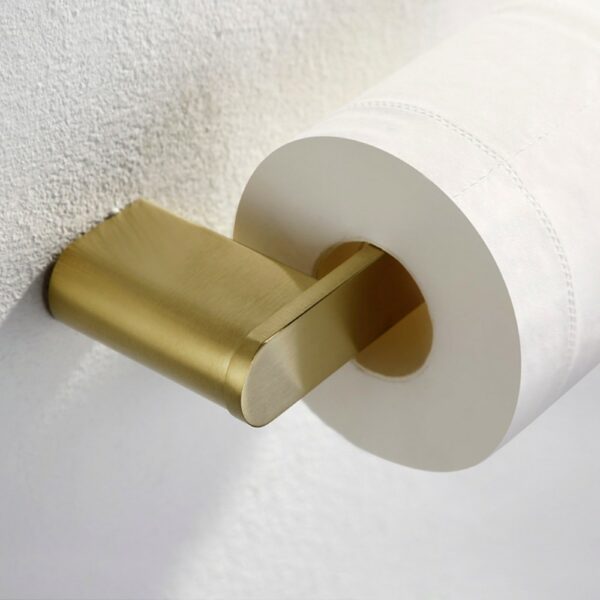oro Portarrollos de papel higiénico 2 Retro Gold Wall Mount Toilet Paper Holder For Bath - Imagen 3