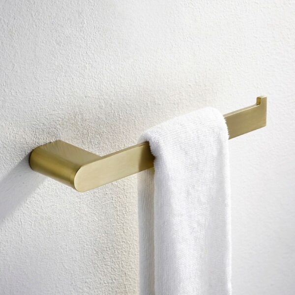 dorado Palos de toalla 1 LINLI Square Towel Poles With Versatile Design - Imagen 4