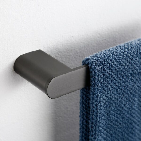 gris Toallero postes 2 Grey Short Towel Poles For Kitchen Or Bathroom Use - Imagen 2