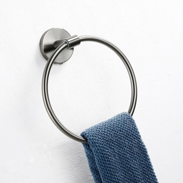 Fashion 304 Stainless Steel Towel Ring Wall Mount - Imagen 3