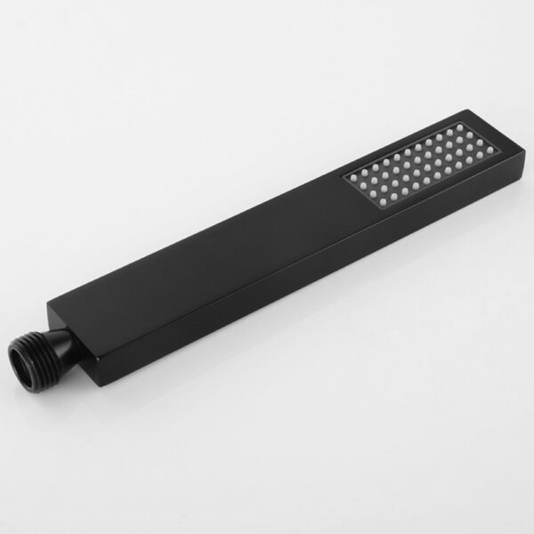 Reputable Black Square Handheld Shower Wand Sale - Imagen 2