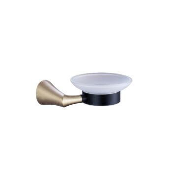 Jabonera de pared de alta calidad Venta de oro negro