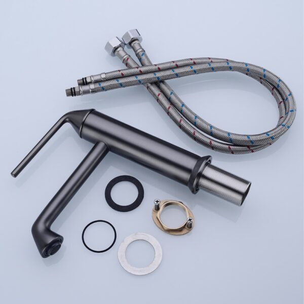 Modern Chrome Bathroom Basin Faucet Brass Retro Design - Imagen 11