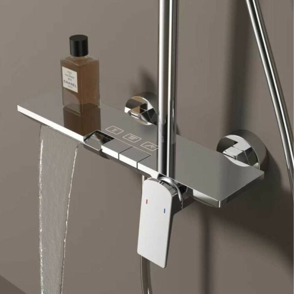 1 Simple 3 Function Piano Shower System With Waterfall Spout - Imagen 4