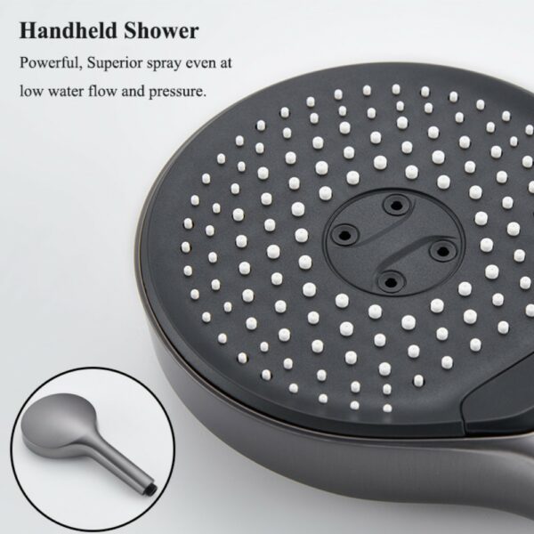 Brass UFO Rainfall Piano Shower System With Unique Design - Imagen 9