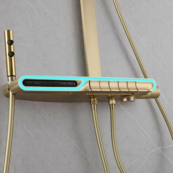 5-Function Piano Shower Faucet With Waterfall Water Sale - Imagen 2