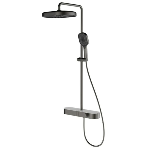 Height Adjustable Luxury Piano Shower Set 3 Functions - Imagen 4