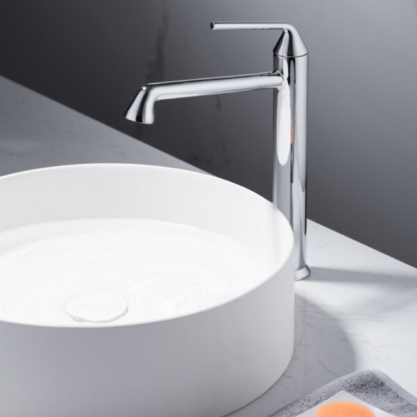 11 3 2025 New Tall Basin Faucet Chrome Color Brass Finished - Imagen 3