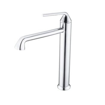 2025 New Tall Basin Faucet Chrome Color Brass Finished