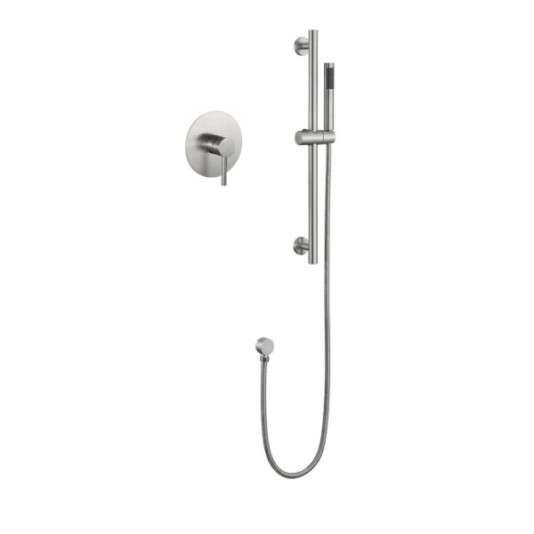 Roung Hand Shower With Shower Slide Bar Set SUS304